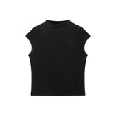 Women's Mock Neck Cap Sleeve T-Shirt